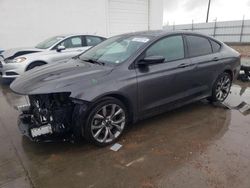 Salvage cars for sale at Farr West, UT auction: 2015 Chrysler 200 S
