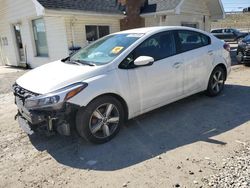 Salvage cars for sale from Copart Northfield, OH: 2018 KIA Forte LX