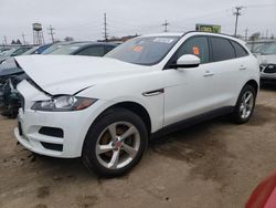 Salvage cars for sale at Chicago Heights, IL auction: 2018 Jaguar F-PACE Premium