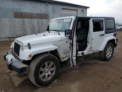 Salvage cars for sale from Copart Davison, MI: 2013 Jeep Wrangler Unlimited Sahara