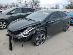 Salvage cars for sale at Bridgeton, MO auction: 2014 Hyundai Elantra Coupe GS