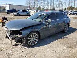 Salvage cars for sale from Copart Arlington, WA: 2011 Audi A4 Premium Plus