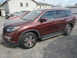 Salvage cars for sale from Copart York Haven, PA: 2018 Honda Pilot EX