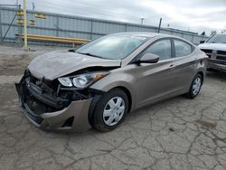 Salvage cars for sale at Dyer, IN auction: 2016 Hyundai Elantra SE