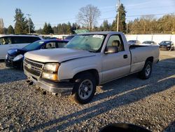 Salvage cars for sale at auction: 2006 Chevrolet Silverado C1500