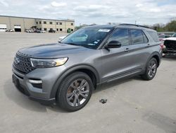 Salvage cars for sale at Wilmer, TX auction: 2022 Ford Explorer XLT