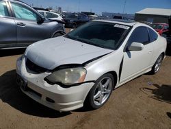 Acura RSX TYPE-S salvage cars for sale: 2002 Acura RSX TYPE-S