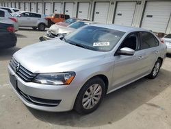 Salvage cars for sale from Copart Louisville, KY: 2013 Volkswagen Passat S