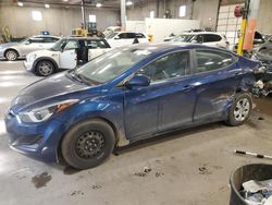 Salvage cars for sale from Copart Blaine, MN: 2016 Hyundai Elantra SE