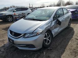 Salvage cars for sale at Hillsborough, NJ auction: 2015 Honda Civic SE