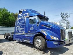 Salvage trucks for sale at Corpus Christi, TX auction: 2023 Peterbilt 579