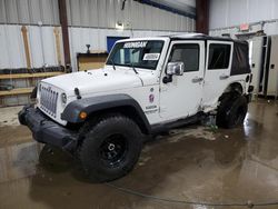 Salvage cars for sale at West Mifflin, PA auction: 2010 Jeep Wrangler Unlimited Sport
