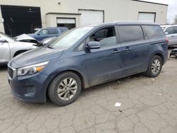 Salvage cars for sale at Woodburn, OR auction: 2017 KIA Sedona LX