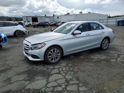 Salvage cars for sale at Vallejo, CA auction: 2015 Mercedes-Benz C300