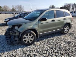 Salvage cars for sale at Mebane, NC auction: 2009 Honda CR-V EX