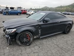 Salvage cars for sale at Colton, CA auction: 2018 Mercedes-Benz C 63 AMG-S