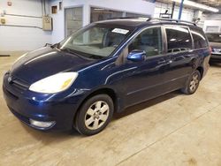 Salvage cars for sale from Copart Wheeling, IL: 2004 Toyota Sienna XLE