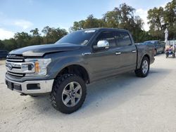 Salvage cars for sale at Ocala, FL auction: 2018 Ford F150 Supercrew