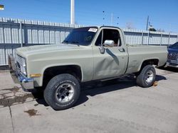 Chevrolet K10 salvage cars for sale: 1984 Chevrolet K10