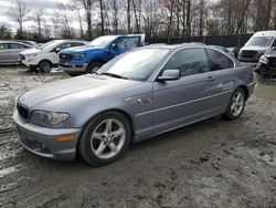 Salvage cars for sale from Copart Waldorf, MD: 2005 BMW 325 CI