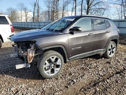 Jeep salvage cars for sale: 2017 Jeep Compass Limited