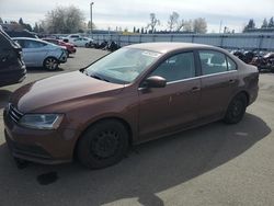 Salvage cars for sale from Copart Woodburn, OR: 2017 Volkswagen Jetta S