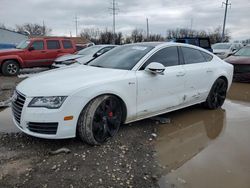 Salvage cars for sale from Copart Columbus, OH: 2012 Audi A7 Premium Plus