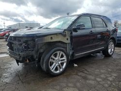 Salvage cars for sale at Chicago Heights, IL auction: 2017 Ford Explorer XLT