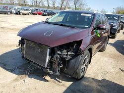 Salvage cars for sale from Copart Bridgeton, MO: 2016 KIA Sorento EX