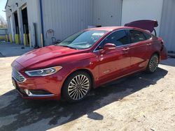Salvage cars for sale from Copart Rogersville, MO: 2018 Ford Fusion SE Hybrid