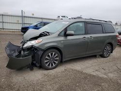 Salvage cars for sale from Copart Dyer, IN: 2019 Toyota Sienna XLE