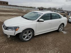 Salvage cars for sale from Copart Kansas City, KS: 2014 Volkswagen Passat SE