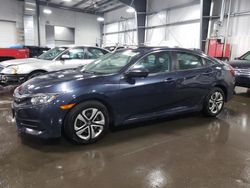 Honda salvage cars for sale: 2018 Honda Civic LX