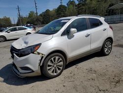 Salvage cars for sale from Copart Savannah, GA: 2017 Buick Encore Preferred