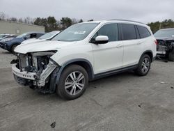 Honda Pilot EXL salvage cars for sale: 2017 Honda Pilot EXL