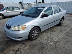 Salvage cars for sale from Copart Van Nuys, CA: 2005 Toyota Corolla CE