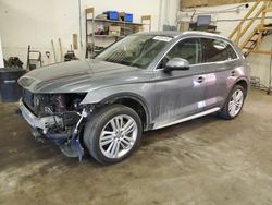 Salvage cars for sale at Ham Lake, MN auction: 2019 Audi Q5 Premium Plus