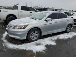 Honda Accord SE salvage cars for sale: 2012 Honda Accord SE