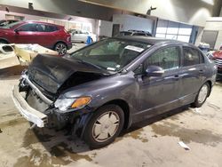 Salvage cars for sale at Sandston, VA auction: 2007 Honda Civic Hybrid