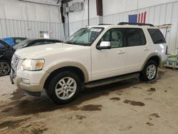 Salvage cars for sale at Franklin, WI auction: 2010 Ford Explorer Eddie Bauer
