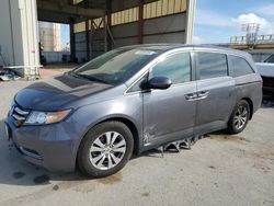 Salvage cars for sale at Kansas City, KS auction: 2016 Honda Odyssey EXL