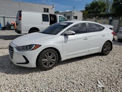 Salvage cars for sale from Copart Opa Locka, FL: 2018 Hyundai Elantra SEL