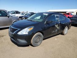 Salvage cars for sale at Brighton, CO auction: 2016 Nissan Versa S