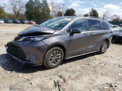 Salvage cars for sale from Copart Madisonville, TN: 2023 Toyota Sienna XLE