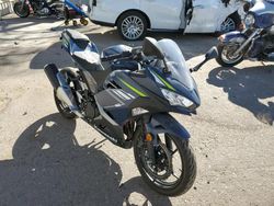 Salvage Motorcycles for sale at auction: 2022 Kawasaki EX400