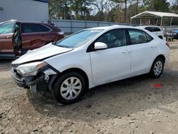 Salvage cars for sale at Austell, GA auction: 2015 Toyota Corolla L