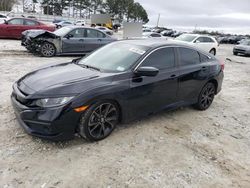 Honda salvage cars for sale: 2020 Honda Civic Sport