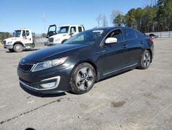 Salvage cars for sale from Copart Dunn, NC: 2013 KIA Optima Hybrid