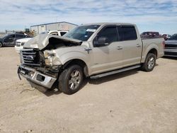 Salvage cars for sale at Amarillo, TX auction: 2017 Ford F150 Supercrew