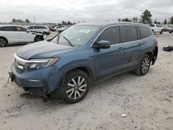 Salvage cars for sale at Houston, TX auction: 2019 Honda Pilot EXL